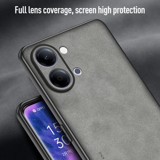 Áp dụng cho Vỏ VIVO Y05 Y11D Da cừu cao cấp, làm bằng vỏ cứng thân thiện với da, điện thoại chống rơi và hấp thụ sốc