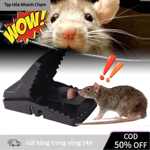 【COD】Bẫy kẹp chuột tự đóng thông minh dạng sập siêu nhạy, chỉ cần đặt bẫy và chờ, chuột chạm vào là kẹp ngay lập tức.