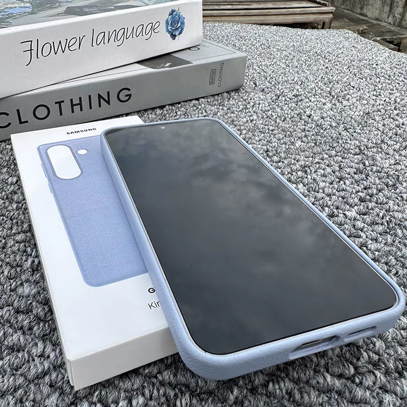 Dành Cho Da Chính Hãng Ốp lưng Samsung S25 Ultra S25Edge Plus Slim Matte Chống Sốc Ốp Lưng Cho Galaxy S25 + S25 Vỏ