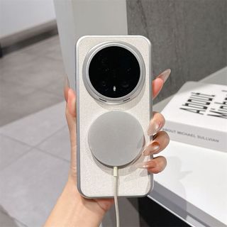 CHO HONOR Magic8 Vỏ Điện Thoại Tích Hợp Vòng Từ Tính Họa Tiết Vải Lanh Lông Nhẹ Sang Trọng Magic8Pro Cứng Phong Cách Mới