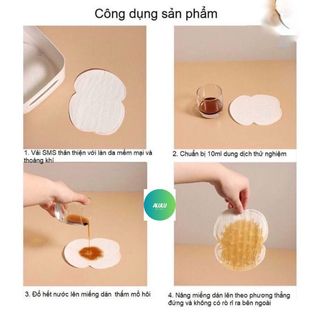 Set 100 Miếng Dán Thấm Mồ Hôi Nách, Giấy Lót Nách Chống Ướt Áo, Khử Mùi Hiệu Quả, Dùng 1 Lần Tiện Lợi - Gia Dụng Alulu