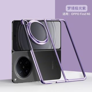 PC mạ 6D Thích hợp cho Oppo Find N6 Vỏ bảo vệ Vỏ bảo vệ doanh nghiệp cao cấp chống sốc