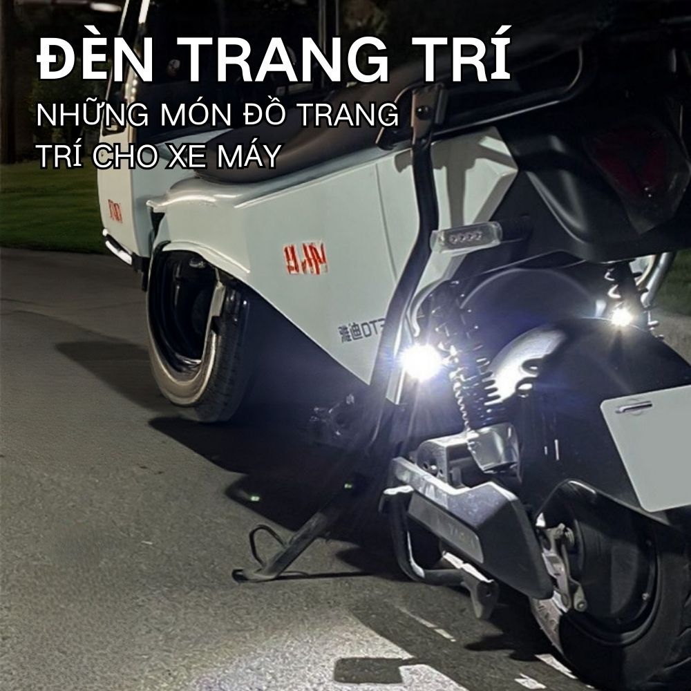 Đèn cảnh báo LED đa năng cho ô tô, xe máy, xe máy, đèn máy bay điều khiển từ xa không dây, đèn phi công chống thấm nước