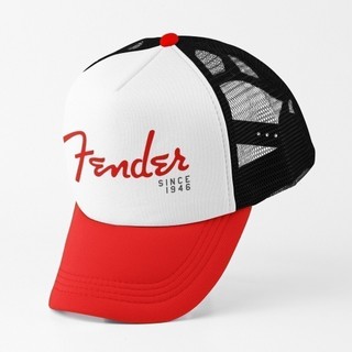 Fender 2026 Đàn Guitar Thời Trang Trucker Cap Topi Dây Đeo Có Thể Điều Chỉnh
