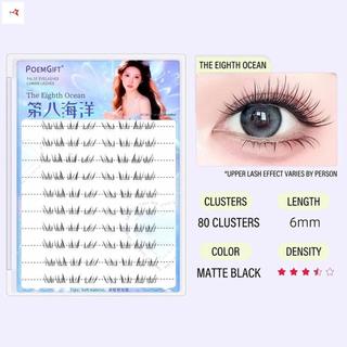 Nhìn tự nhiên Lông mi giả dưới cho nữ Sử dụng hàng ngày Chất liệu sợi mềm nhẹ