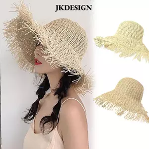 Mũ Rơm JKDESIGN, Vành rộng thoáng khí, Che nắng và đi biển