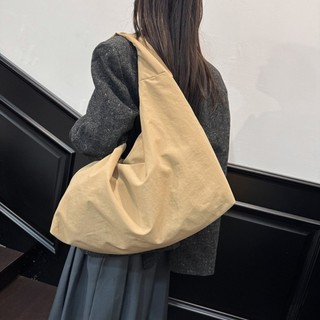 Túi đeo vai Nylon PENTAXZR, Túi Tote công suất lớn bằng vải phong cách Nhật Bản, Túi đựng đồ nhiều túi Polyester màu trơn phù hợp