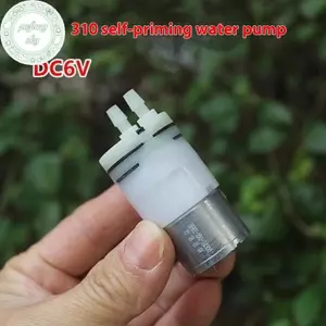 PUSKY 1 Cái DC 3.7V 5V 6V Micro Tự mồi Hút Máy Bơm Nước Động Cơ Mini 310 Màng Nhỏ Máy Bơm Nước Không Khí DIY Phụ Kiện VN