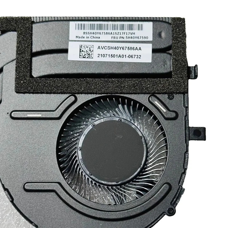 Quạt Làm Mát Laptop Tản Nhiệt Cho Lenovo ThinkPad P1 Gen 3 20TH 20TJ Mô Đun Nhiệt Tản Nhiệt CPU 5H40Y67590 BAPA0706R5HY005