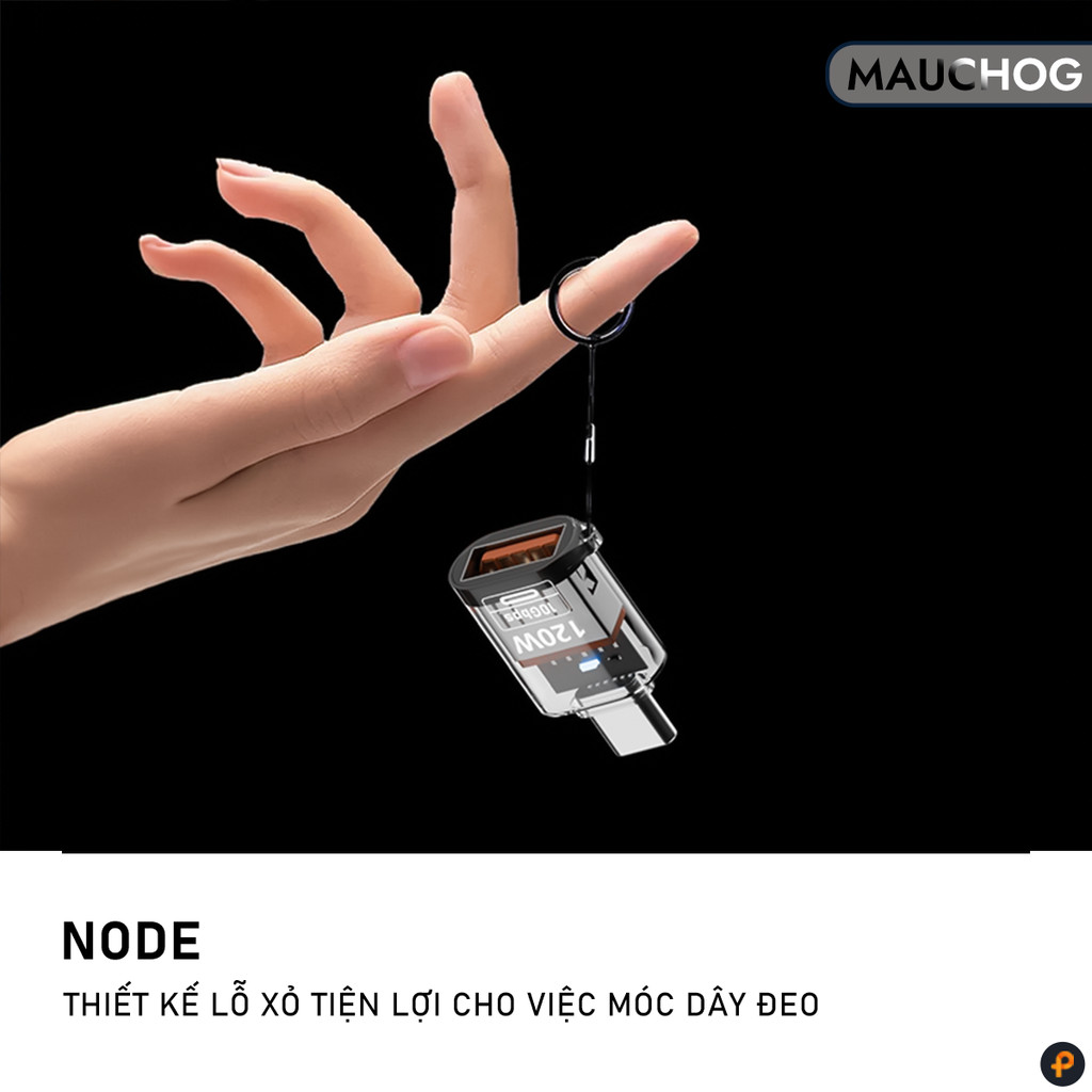 Đầu Chuyển Đổi Cổng USB 3.2 Sang Type C 10Gbps Hỗ Trợ OTG Cho Điện Thoại iPhone iPad Macbook