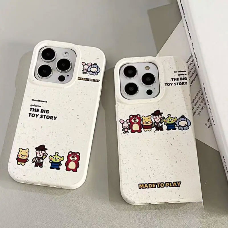 Ốp Gấu Toy Story Môi Trường Cho iPhone 11-17 Pro Max