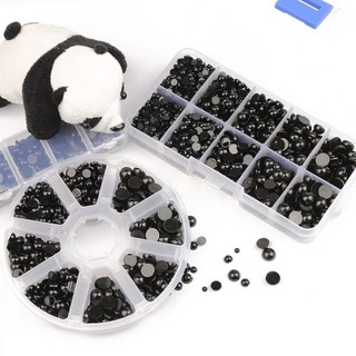 [hỏa tốc hcm] Mắt thú dán nhiều size (4-6-8mm) làm phụ kiện làm hoa kẽm nhung handmade ANGIHOME