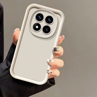 Ốp điện thoại bảo vệ màu trơn đơn giản cho Redmi Note 15 Pro Plus Làm dày mặt sau mềm chống sốc