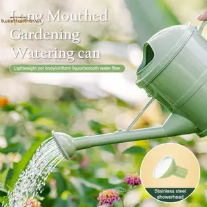 TRTR Cây Tưới Cây Có Thể Tưới Hoa Có Thể Trang Trí 1.5L Nhẹ Miệng Dài Tưới Cây Có Thể Nước Cho Cây Trong Nhà, Gia Đình VN