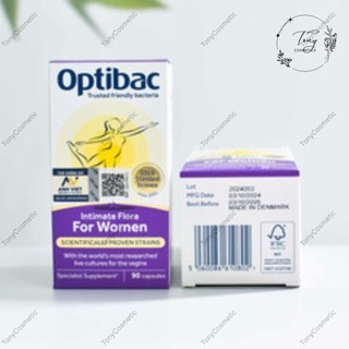 [Công Ty] Men Vi Sinh Optibac Tím Phụ Khoa Cho Phụ Nữ Của Anh (Optibac tím)