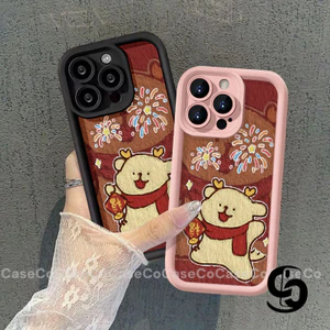 Ốp Lưng Cho Redmi 14C 13X 12C 10C 13C 9C 13 9A 9T 10A 12 Note 8 11 12 10 9 14 13 Pro Bìa Mềm Pháo Hoa Chúc Mừng Năm Mới