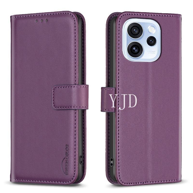 Ốp Lưng Cho OPPO Reno15 F Reno15F Khe Cắm Thẻ Da Cao Cấp Chống Rơi Vỏ Điện Thoại