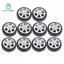 Gamchiano 10 / bộ 30mm 5 rãnh bánh xe & lốp nhựa cho phụ kiện xe tải RC Racing