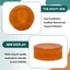 25G Erhu Rosin Violin Rosin Trong Suốt Màu Vàng Rosin Handmade Tròn Cho Violin Viola Cello Dây Nơ