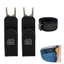 KIKIN Móc Kim Loại Chức Năng Co Giãn Dây Thắt Lưng Unisex Buckle-Less Co Giãn Vô Hình Dây Thắt Lưng Đóng Cửa Cho Công Việc Ngoài Trời Da