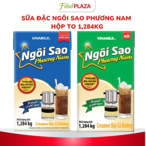 Sữa Đặc Ngôi Sao Phương Nam Hôp To 1,284kg Màu Xanh Lá Và Xanh Dương Pha Chế Chuẩn Vị