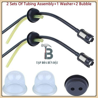 Combo BỘ LỌC XANG MÁY CẮT CỎ, phụ kiện máy cắt cỏ, bộ lọc xăng, đệm cao su máy cắt cỏ 139/140/GX35/TU43/GX25/TU26