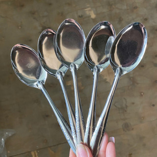 Combo 100 Muỗng Dài Ăn Cơm – Thanh Lý Giá Tốt (Muỗng Mỏng)