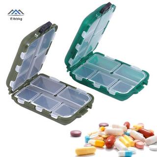 ELBBKG 10 Lưới Hộp Đựng Thuốc Hàng Tuần 7 Ngày Có Thể Gập Lại Du Lịch Đựng Thuốc Hộp Đựng Thuốc Máy Tính Bảng Hộp Đựng Hộp Đựng Dụng Cụ Sắp Xếp Mới
