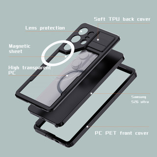 ốp lưng s26 ultra chống nước Ốp Điện Thoại Chống Thấm Nước IP68 Cho Samsung S25 Plus S24 Chống Bụi Chống Rơi Cho Bơi Lặn Biển Ngoài Trời