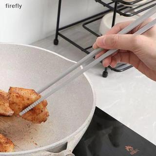 [Firefly] 1 Bộ Đũa Thìa Silicon Có Thể Tái Sử Dụng Kép Để Nấu Chiên Và Đồ Uống Khuấy Que Trộn Chống Trơn Trượt Cho Nhà Bếp [VN]