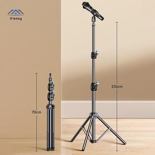 ELBBKG Micro Boom Tripod Chân Đế 1.7 2.1M Mic Chân Đế 66CM Tay Chữ Thập Có Kẹp Và Giá Đỡ Điện Thoại Cho Mới