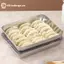 Ge Nhà Bếp Hộp Bảo Quản Tủ Lạnh Tổ Chức Hộp Đựng Thực Phẩm Bằng Thép Không Gỉ Khay Cho Bánh Bao Trái Cây Rau Củ Thịt Bánh n