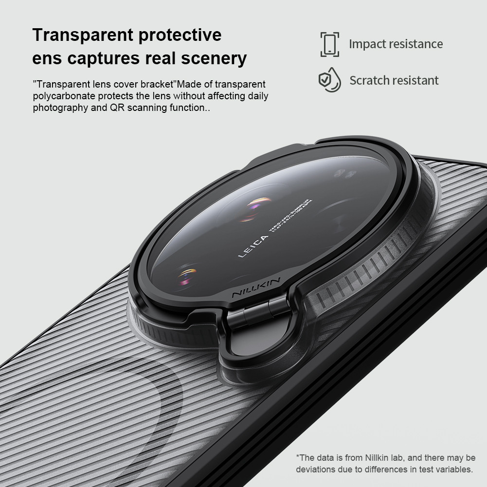 Nillkin Cho Xiaomi 17 Ultra Camshield ProP PC Từ Tính TPU Chống Sốc Chống Rơi Bảo Vệ Ống Kính Máy Ảnh Chân Đế Cứng Ốp lưng Ca