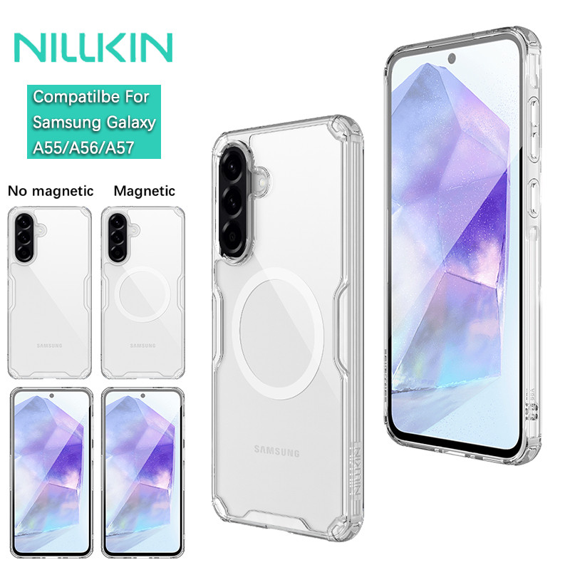 Nillkin Cho Samsung Galaxy A57 A56 A55 Nature TPU Pro Ốp điện thoại PC Trong Suốt Ốp điện thoại Chống Sốc Chống Rơi Vỏ Bảo Vệ