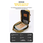 🏕️ Ba Lô Chiến Thuật 50L Vải Oxford | Kháng Mài Chống Thấm, Nhiều Ngăn Chia Lưu, Dùng 3 Dạng (Đôi Vai/Đơn Vai/Chịu Tay), Dành Cho Leo Núi, Cắm Trại & Lênh Lạc — ảnh 6