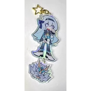 Silver Wolf Anime Keychain Women Honkai Star Rail Acrylic Key Chain Man Kafka Key Ring Pendant Ornament Accessories
