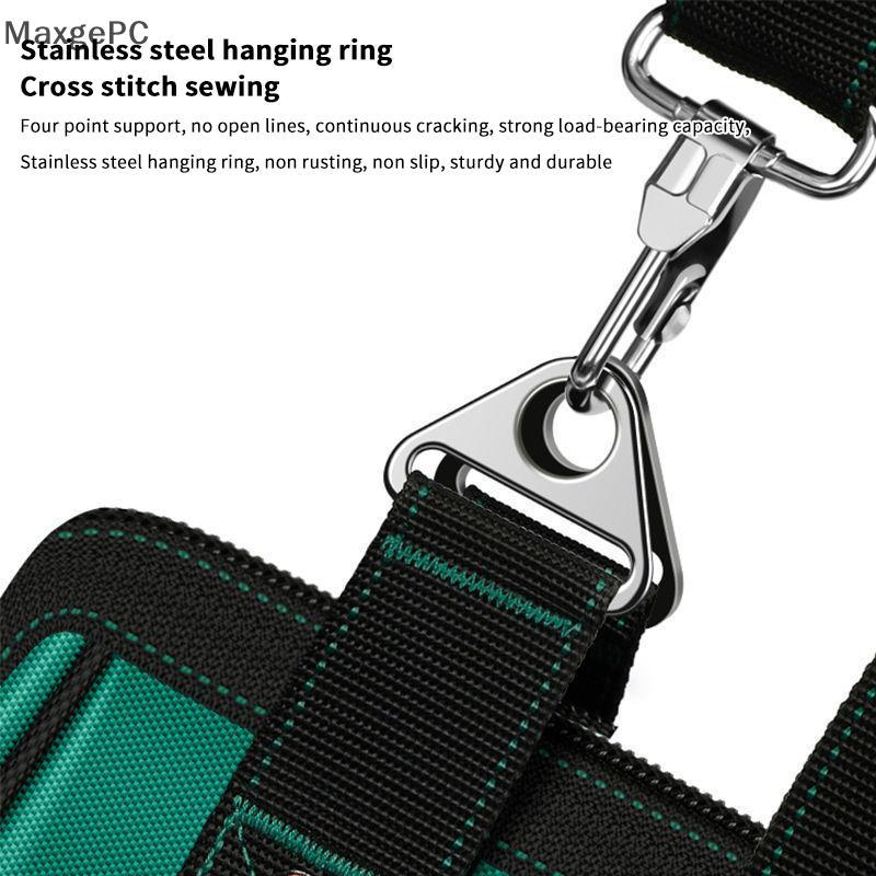 Cod 1 bộ túi dụng cụ cầm tay thợ điện Chế biến gỗ Túi đựng dụng cụ vải bạt dày chống mài mòn đa năng cho thợ điện