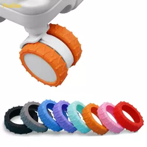 Pealike 8 Chiếc Bánh Xe Hành Lý Silicon Bảo Vệ Vali Bánh Xe Cho Hành Lý