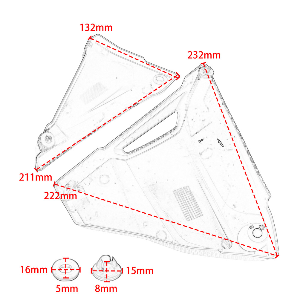 Vỏ Pin Cao Su Gioăng Bộ Phụ Kiện moto Cho Xe BMW R1200GS 2013-2019 R1250GS 2019-2023 R1200R K53 R1200RS K54 2015-2018