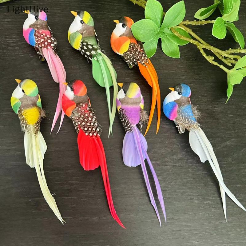 [LightHive] Chim nhân tạo dễ thương Giả tạo động vật xốp Đồ trang trí chim Tit DIY Craft Trang trí trang trí sân vườn tại nhà (TH)