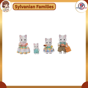 Sylvanian Families Doll 【Latte Cat Family】 FS-52 ST Mark Certified for Ages 3 and Up Toy Dollhouse Sylvanian Families EPOCH Corporation