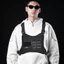 Túi đeo ngực thể thao CODECOVED, Túi Vest chạy bộ thiết kế nhẹ chống nước, Phong cách thường ngày nhiều túi với dải phản quang Gói ngực trước Huấn luyện thể thao