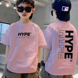 Áo thun nam HYPE in hai mặt thời trang, kiểu dáng đơn giản, rộng rãi, thoải mái với cổ tròn.