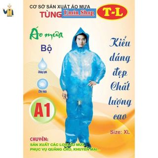 10  BỘ ÁO MƯA NILONG - Áo mưa bộ nilong tiện ích cho người lớn trẻ em, bộ quần áo mưa nilong