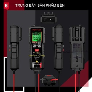Đồng Hồ Vạn Năng HT93 Kỹ Thuật Số TRMS 2000 Đếm Đo Điện Áp AC/DC NCV Kiểm Tra Dây Dẫn