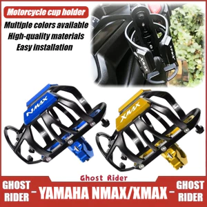 DÀNH CHO Yamaha XMAX 300 250 NMAX 155 Xe Máy Tai Nạn Thanh Tay Cầm Cốc Giá Đỡ Chai Gắn