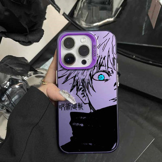 Ốp Điện Thoại Jujutsu Kaisen Cho OPPO A5 A3 Pro A5X A3X A60 A79 A78 A38 A18 A98 A58 Laser Cứng IMD Retro Camera Bảo Vệ Chất Lượng Cao Nghệ Thuật Chống Sốc Dễ Thương Chống Va Đập Vỏ