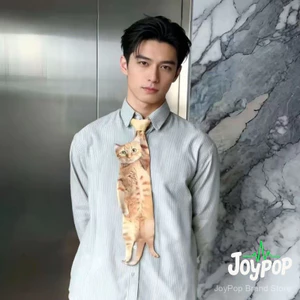 Cà vạt mèo phong cách mới giản dị,theme phim hoạt hình dễ thương và trừu tượng