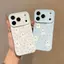 Bột nhạt Cub hoa gạo nếp trường hợp cho iPhone 17 trường hợp điện thoại 16promax 15 14