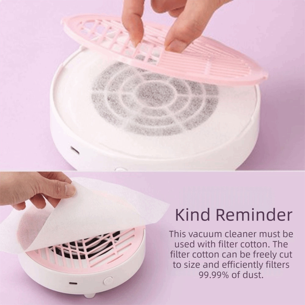 Máy hút bột móng tay Mini JIMMYCHOOEC, độ ồn thấp, hút mạnh, Plug-in USB, dễ dùng, máy hút bụi làm móng tay